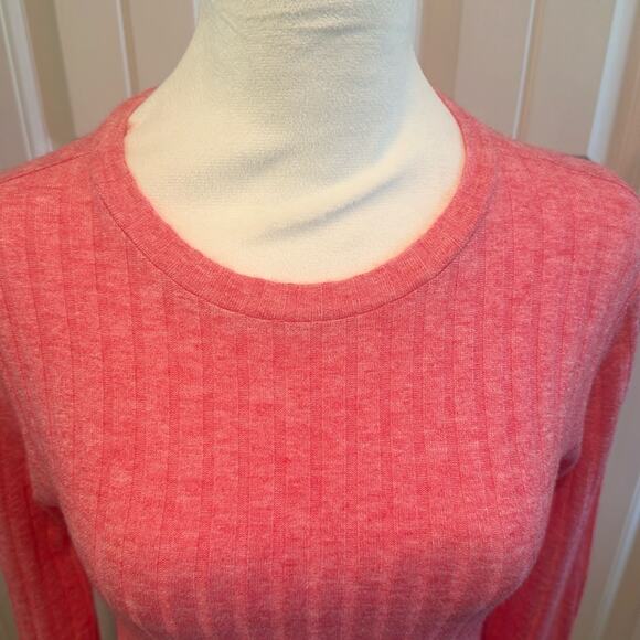 Zenana Small Pink Ribbed Knit Sweater NWOT - Picture 2 of 9
